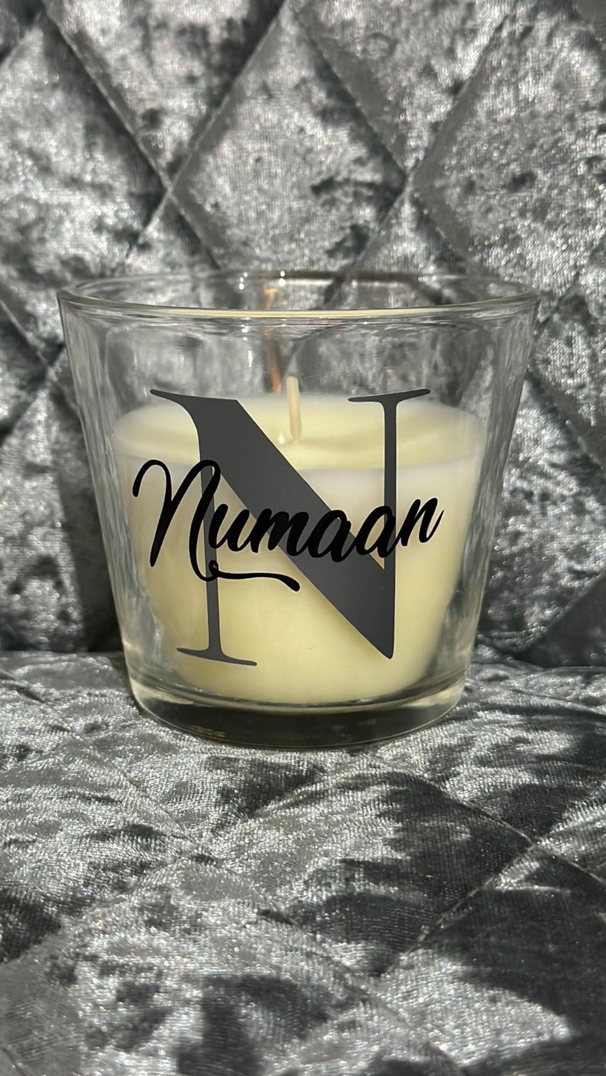 Personalised candles