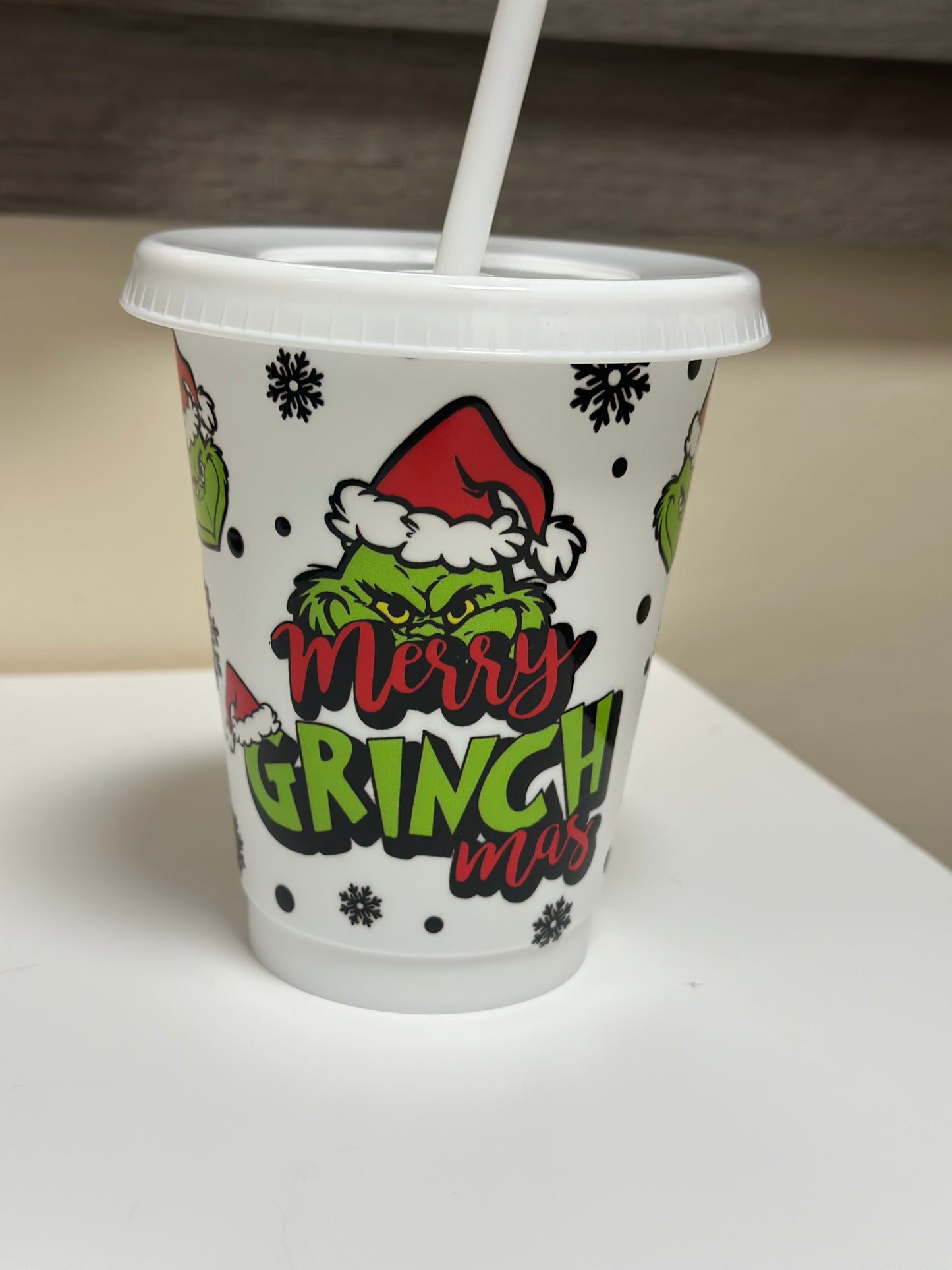 Merry grinchmas 16oz cold cup