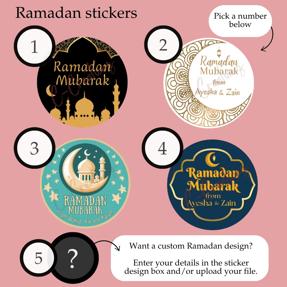 Custom Ramadan Stickers