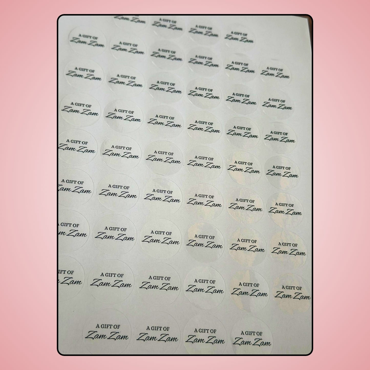 Custom Transparent Stickers