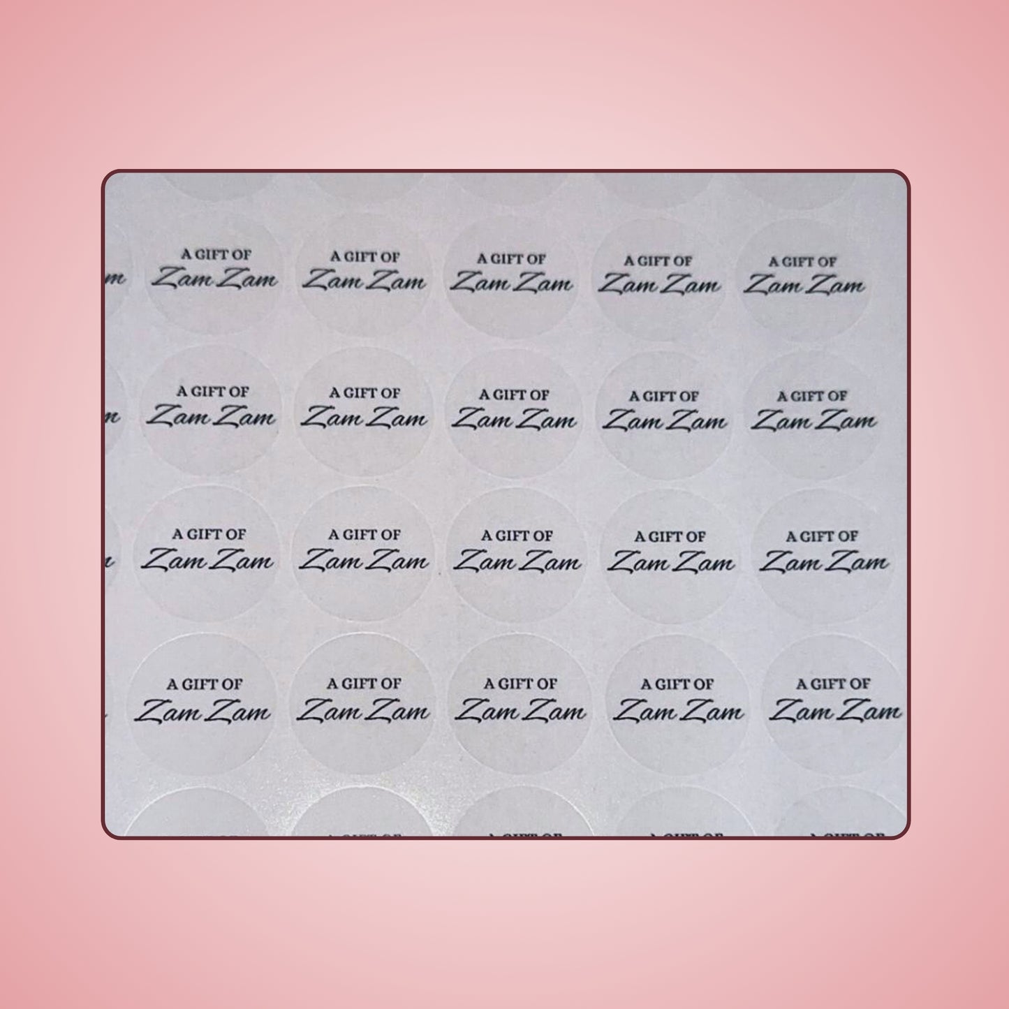 Custom Transparent Stickers