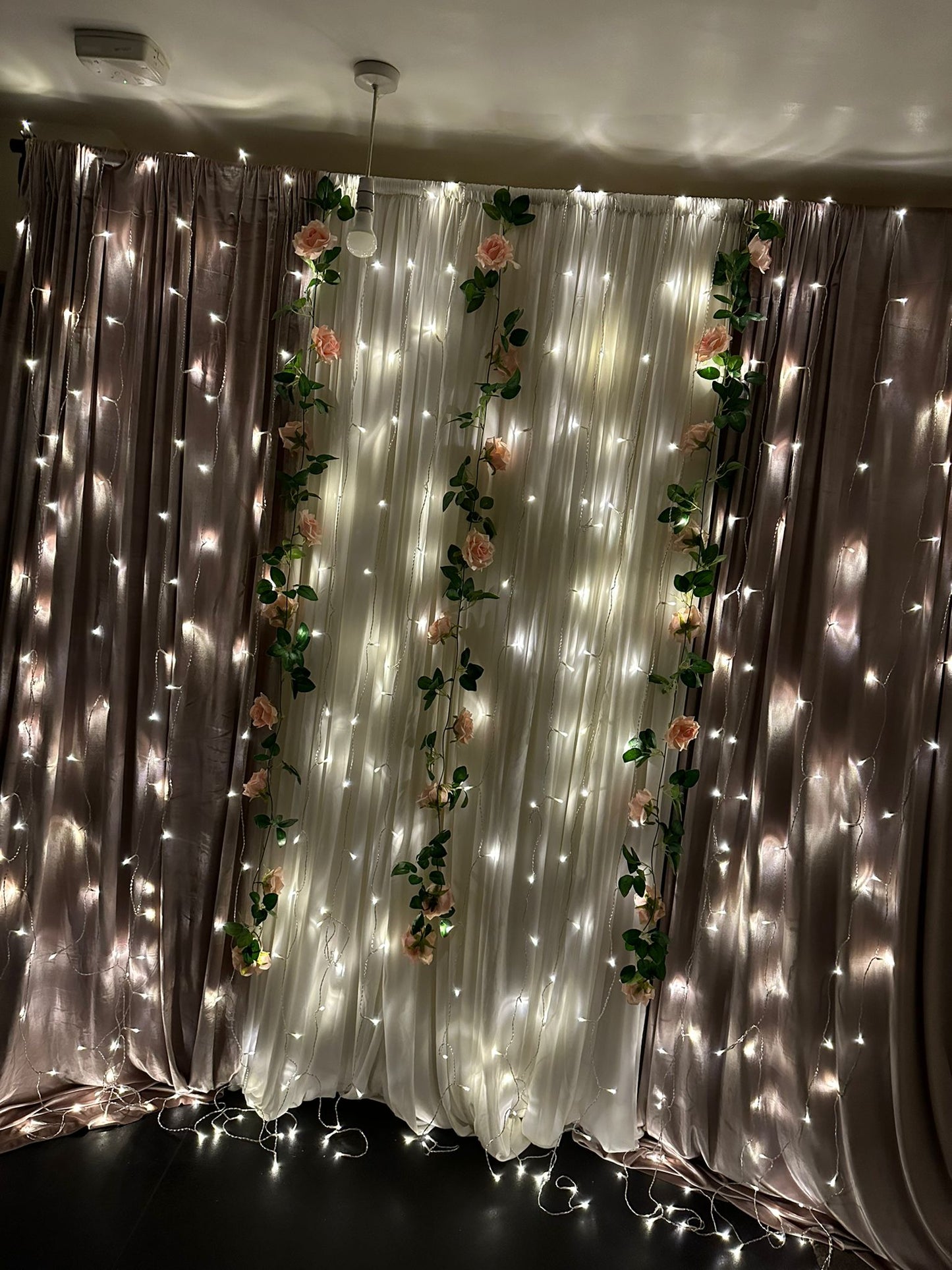 Hire a backdrop or partition