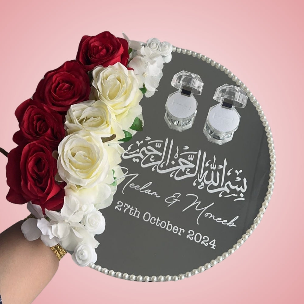 Personalised ring plate