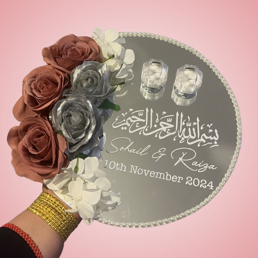 Personalised ring plate