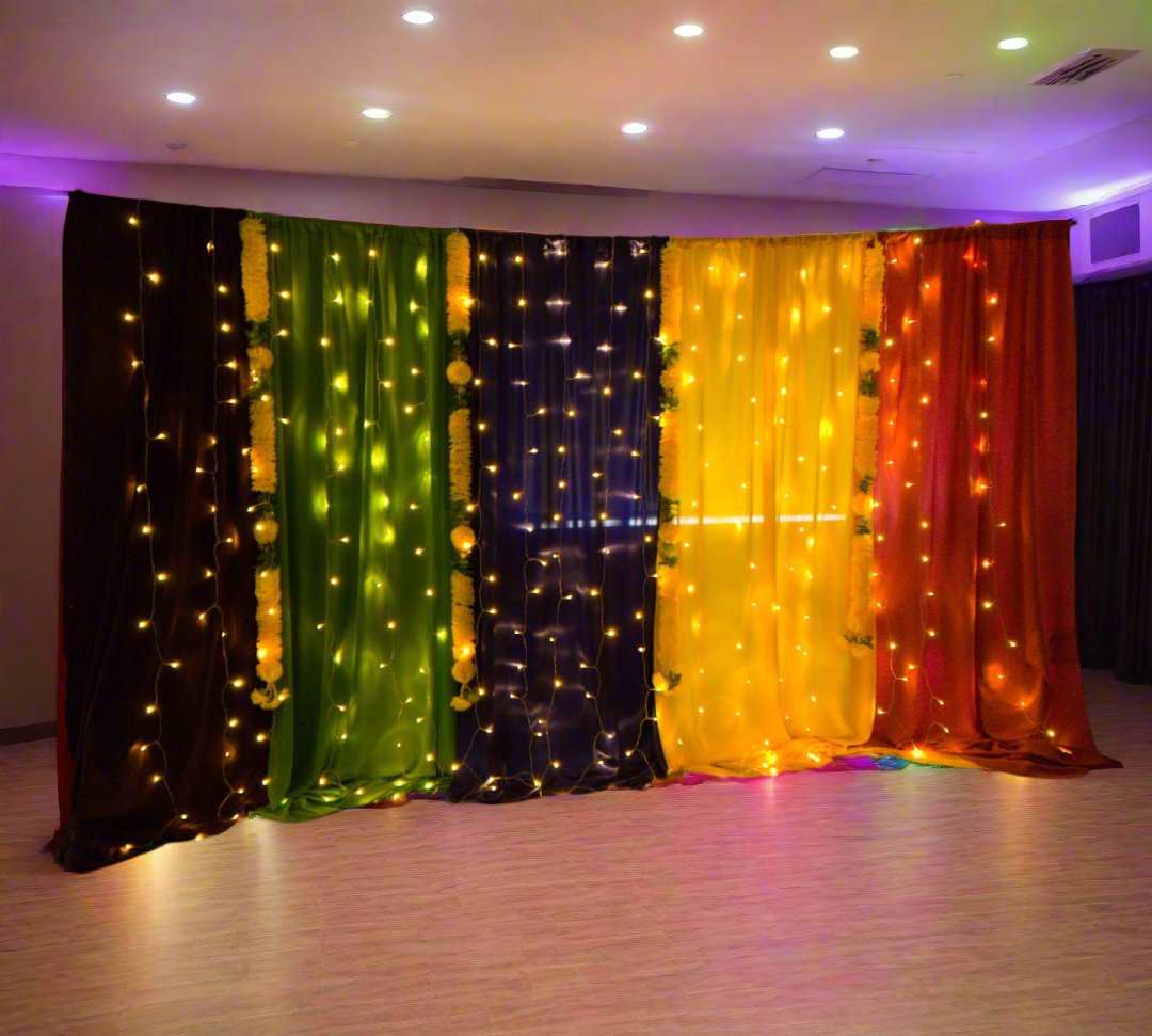 Hire a backdrop or partition