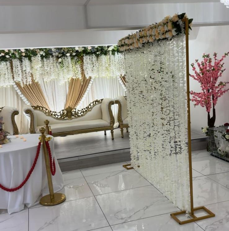 Hire a backdrop or partition