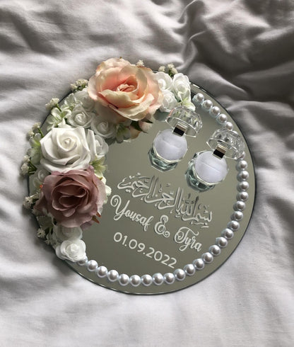 Personalised ring plate