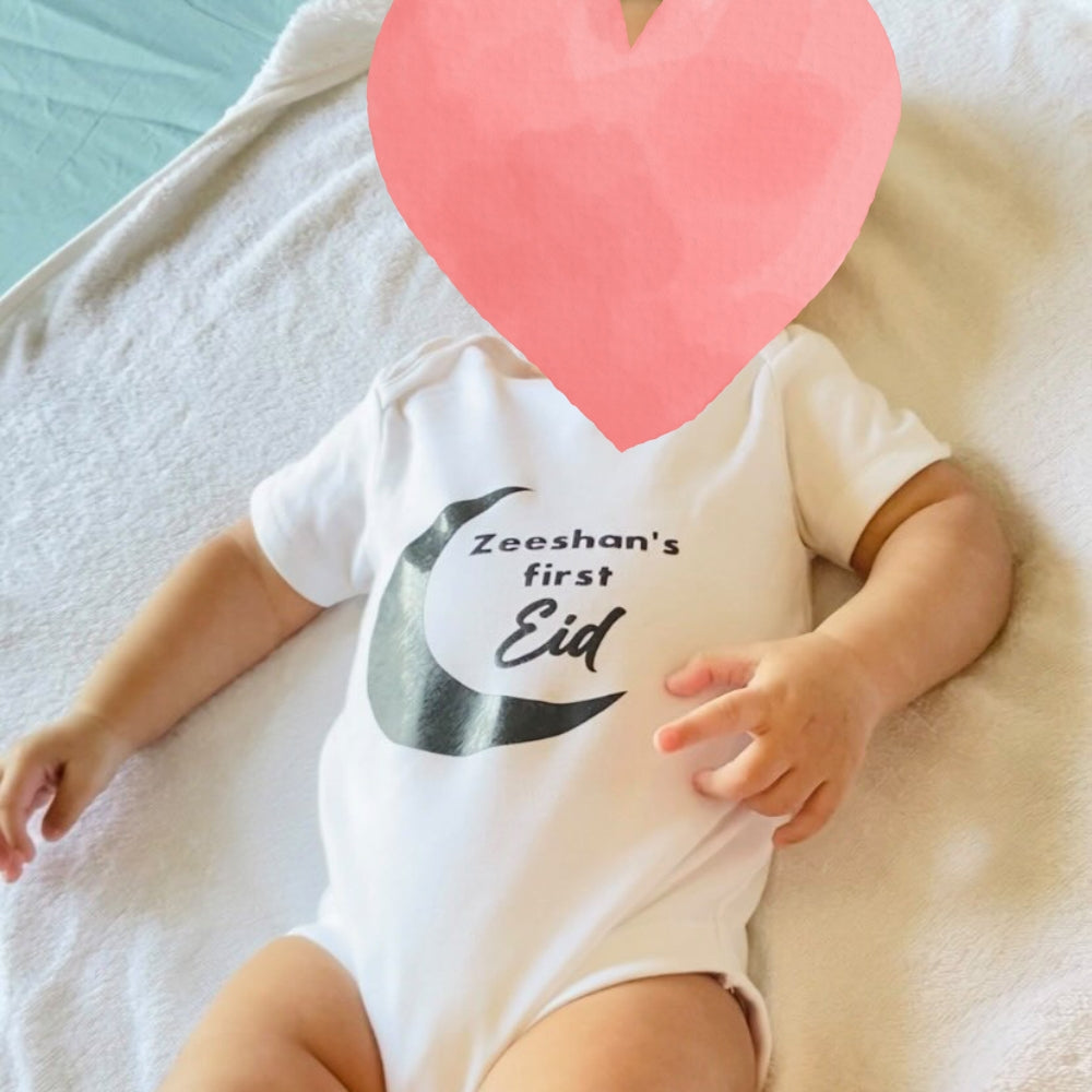 First Eid baby vest