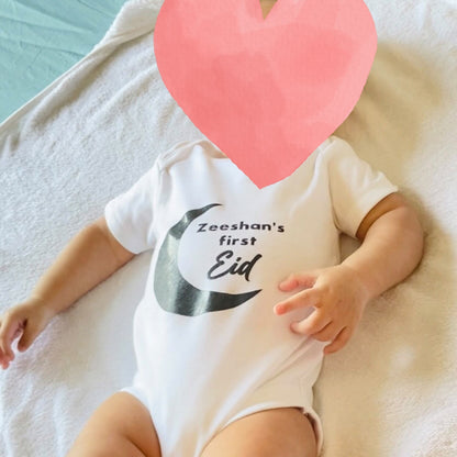 First Eid baby vest