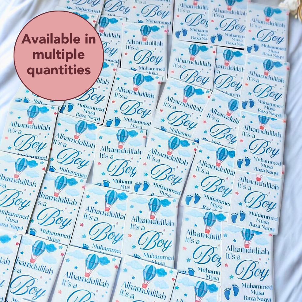 Personalised Baby Birth Tag