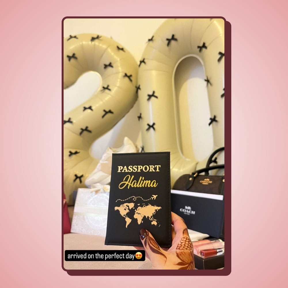 Personalised Passport Holder