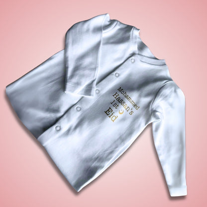 Personalised "1st Eid" Baby Grow