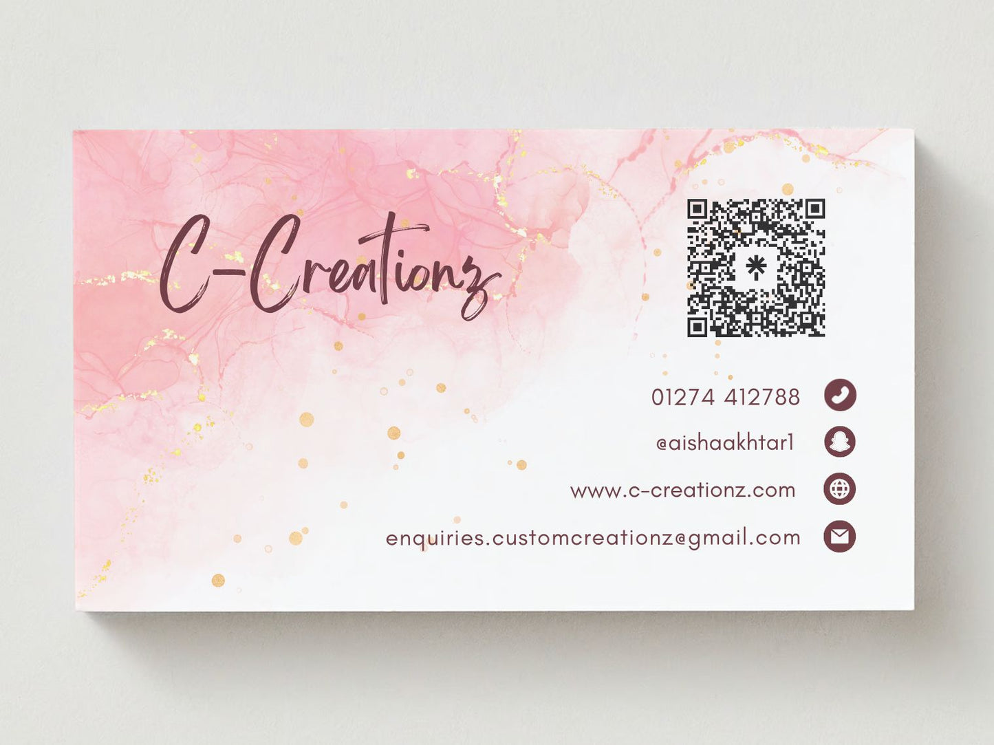 Custom Personalised Business Cards