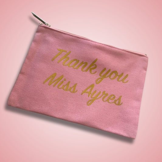 Personalised Pencil Case - Custom Name or Message in Vinyl