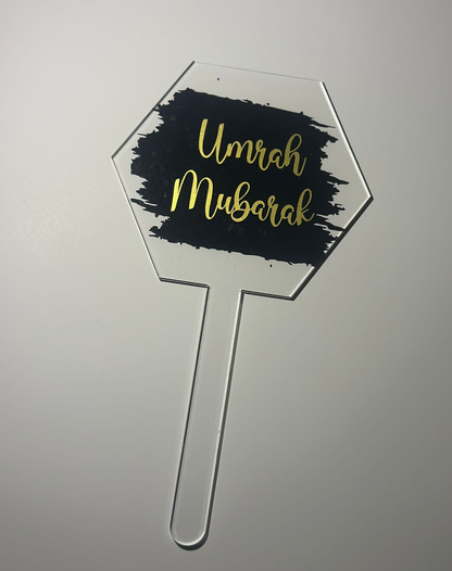 Personalised Acrylic Cake Topper