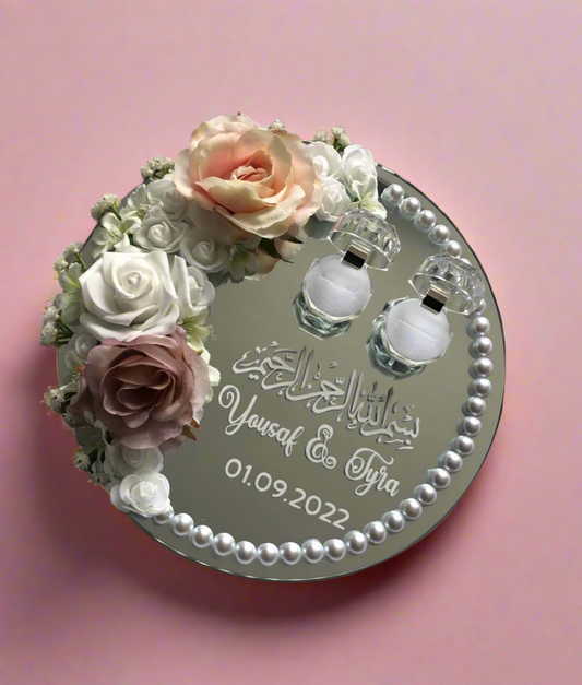 Personalised ring plate