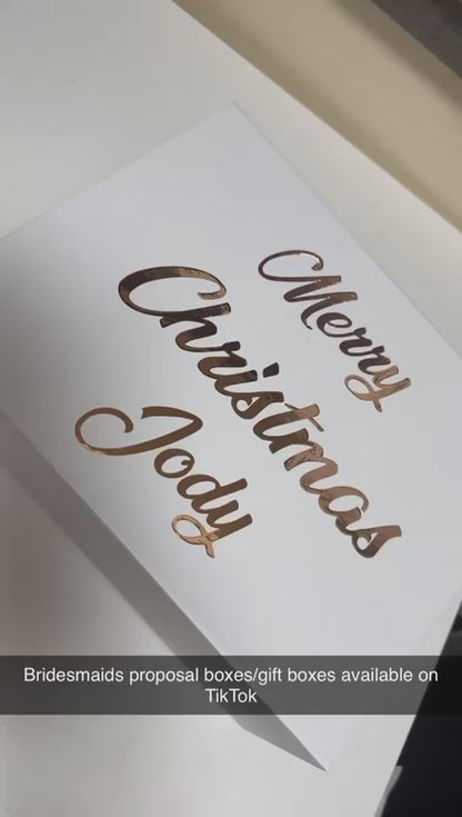 Personalised magnetic gift boxes